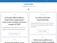 Tablet Screenshot of linkfree.it